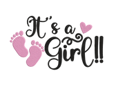 It's a Girl - Embroidery Design - FineryEmbroidery